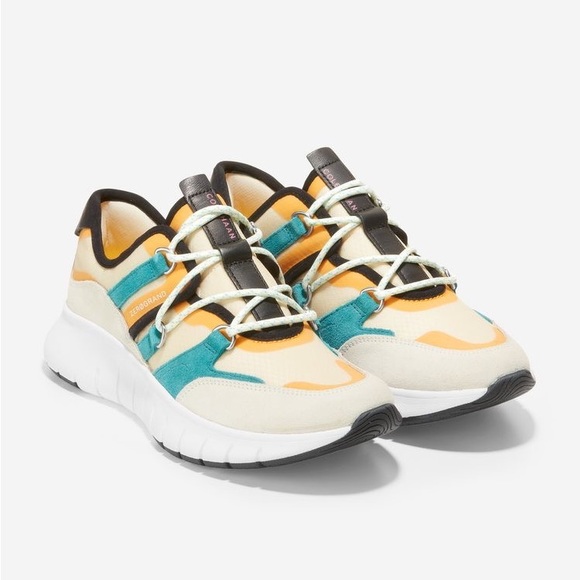 Cole Haan Zerogrand Flex Lace Up Sneakers Suede - Picture 1 of 7